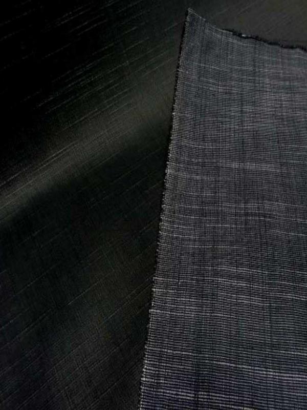 Jean double face noir huile et noir chine