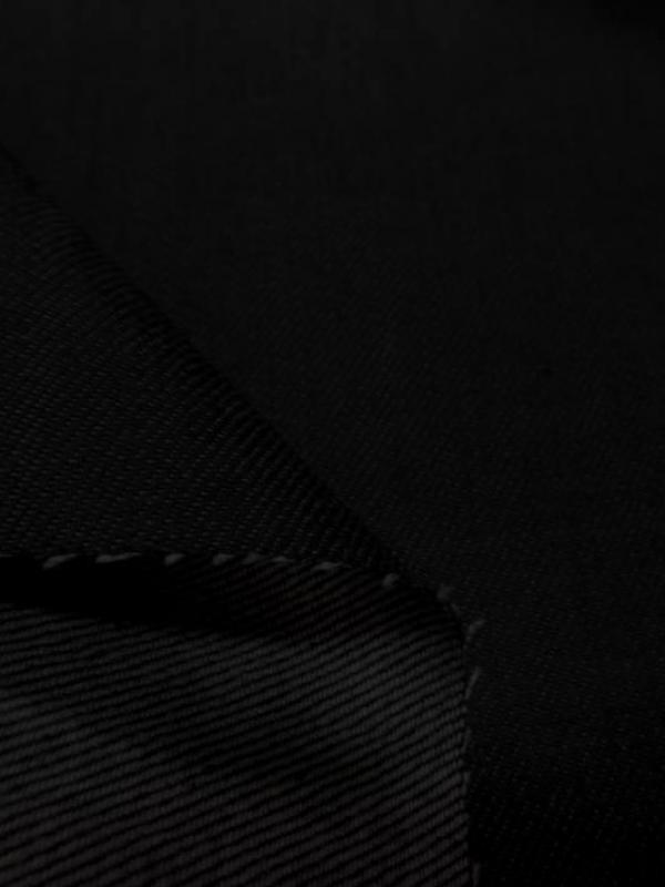 vente de tissu jean enduit extensible noir gris