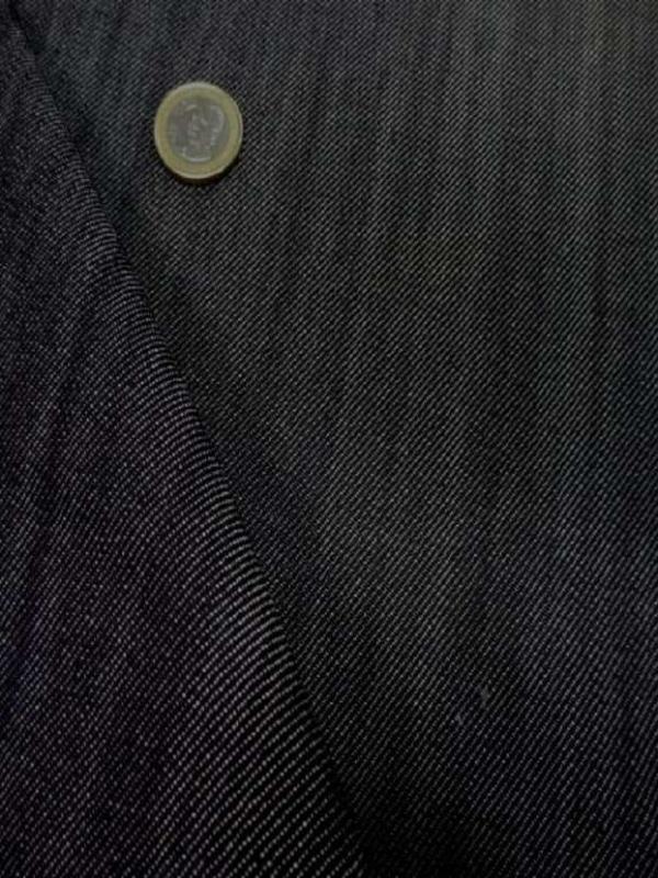 Jean lycra faux uni ton gris fonce
