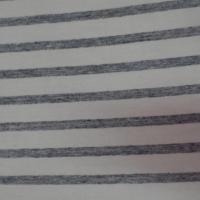 Jersey coton blanc a rayures gris chine en 1 45 m de large9