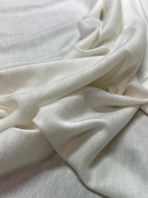Jersey coton blanc casse en 1 50m de l
