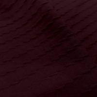 Jersey coton faconne bordeaux