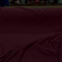 tissu jersey coton façonné bordeaux pas cher