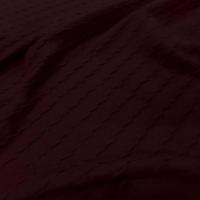 jersey coton façonné bordeaux
