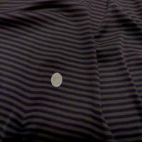 Jersey coton raye violet gris0