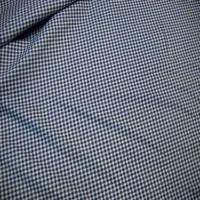 Jersey coton ton bleu marine blanc imprime vichy05