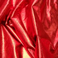 Jersey fin lame rouge en 1 50m de large