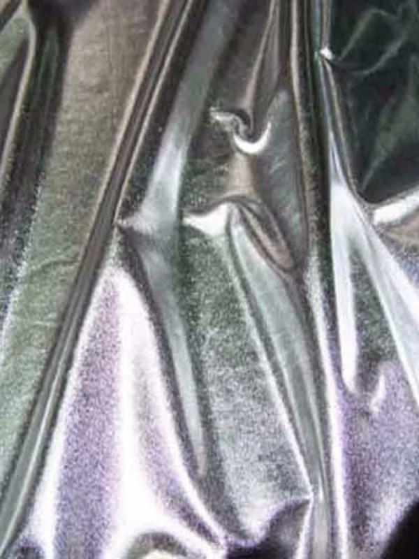 Jersey lame gris metal