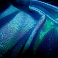 Jersey laser ton bleu reflets vert7