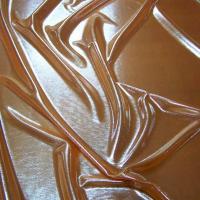 Jersey laser ton orange reflets blanc metal