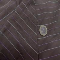 Jersey lycra taupe raye0