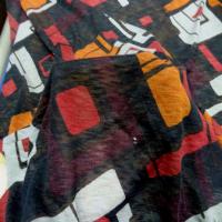 Jersey melange imprime ton marron orange blanc3