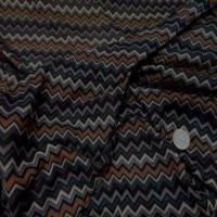 Jersey melange ton noir marron imprime06