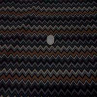 Jersey melange ton noir marron imprime5