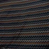 Jersey melange ton noir marron imprime6
