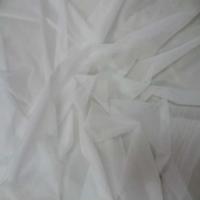 Jersey polyester fin blanc doublure maille 