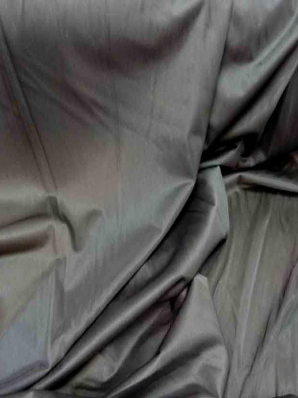 Jersey polyester fin gris taupe