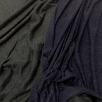 vente de tissu jersey viscose lycra double face gris et bleu chiné