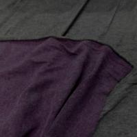 vente de Tissu jersey viscose lycra double face gris et violet chiné
