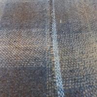 tissu lainage a carreaux ton marron