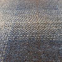tissu lainage a carreaux ton marron