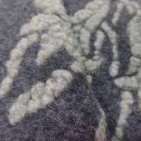 Lainage bouillie marron a motifs faconne beige6