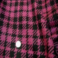 Lainage facon channel rose et noir