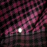 Lainage facon channel rose et noir0