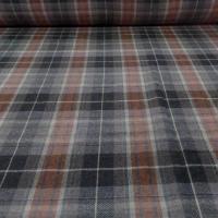 Lainage laiger a carreaux marron gris0 2