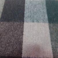 Lainage leger a carreaux marron beige vert0