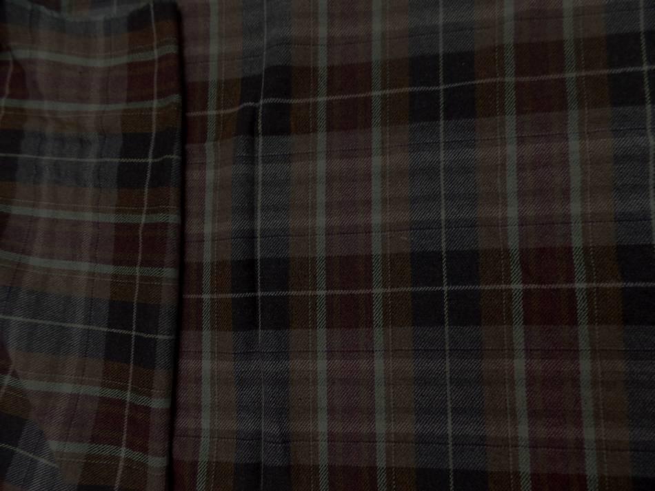 Lainage leger a carreaux marron bordeaux violet3