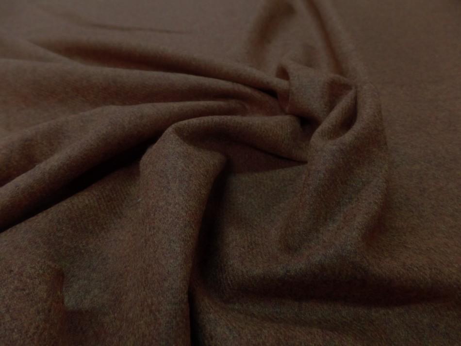 tissu lainage rouille chiné en ligne