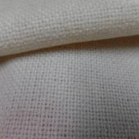 Laine 100 blanc casse tissage quadrille 8