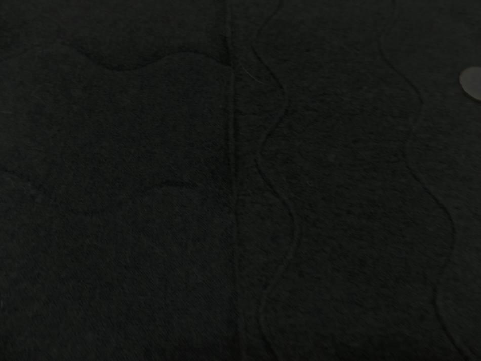 Laine bouillie façonné vert kaki foncé