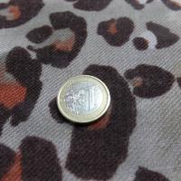 Laine legere ton gris taupe marbre imprime leopard7