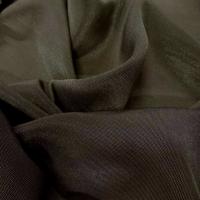 tissu léger très fluide style crêpe ton lurex kaki