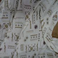 Lin 100 blanc casse imprime