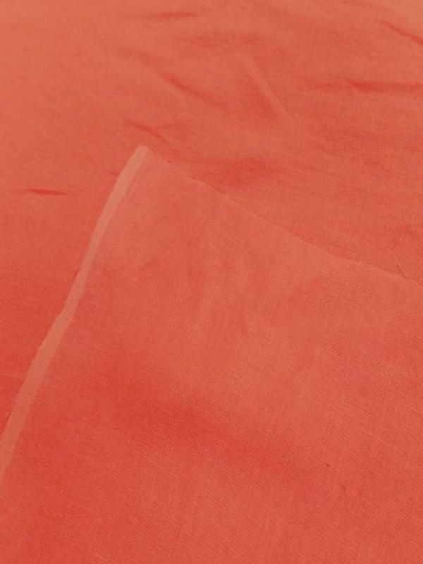 Lin 100 ton orange rouille clair0