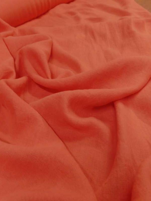 Lin 100 ton orange rouille clair0