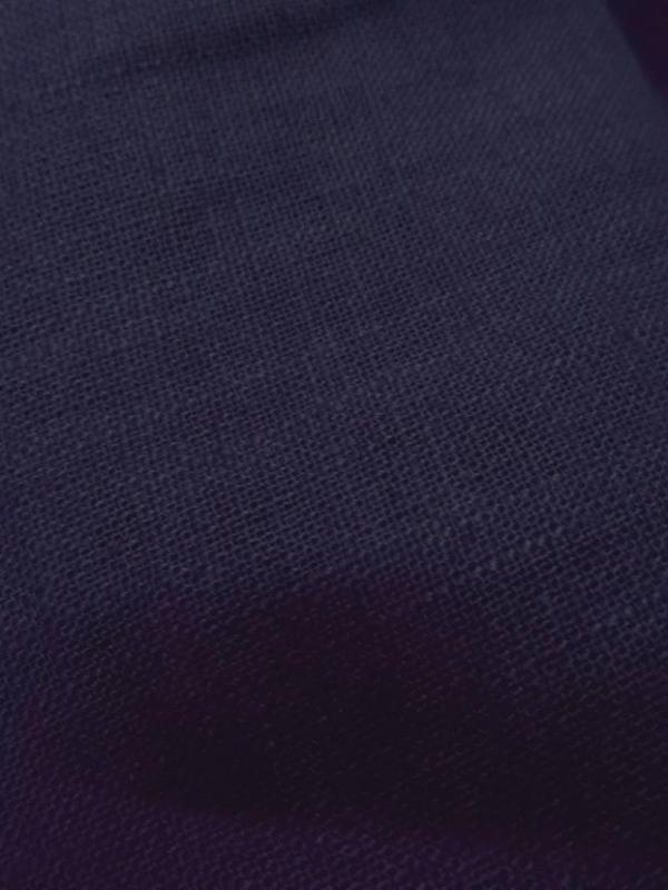 vente de tissu Lin bleu indigo pas cher