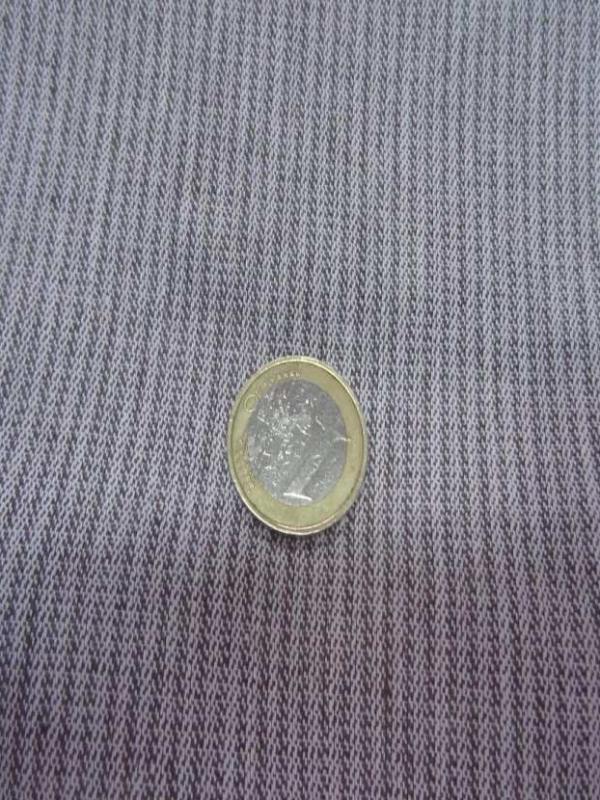 Lin chambray gris beige chine a rayures tres fine style chevron05