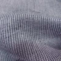 Lin chambray gris noir chine a rayures tres fine aspect chevron3