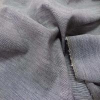Lin chambray noir blanc