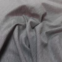 Lin coton chambray gris beige chiné