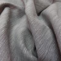 Lin coton chambray gris beige chiné