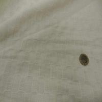 Lin coton faconne rectangle brode couleur beurre9