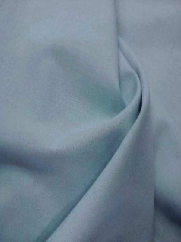 Lin coton uni gris bleu