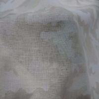 Lin imprime camouflage blanc casse beige5