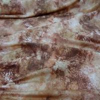 Lin imprime ton marron rouille2