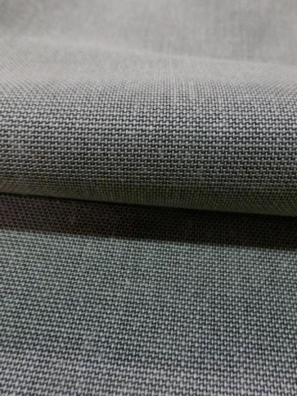 Lin polyester chine noir